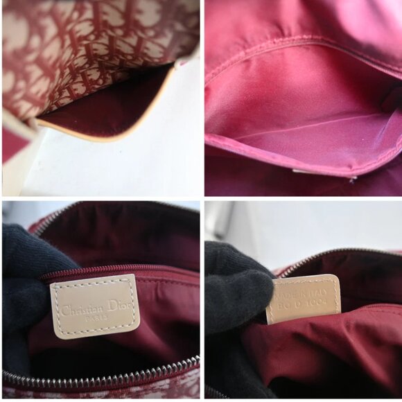 Authentic Christian Dior Mini Boston No2 Trotter Canvas Handbag bsj746-110725 - Picture 16 of 16